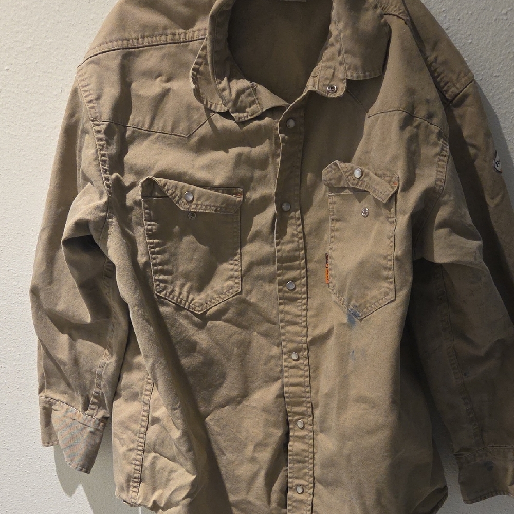 Men's Long Sleeve Shirt - Brown